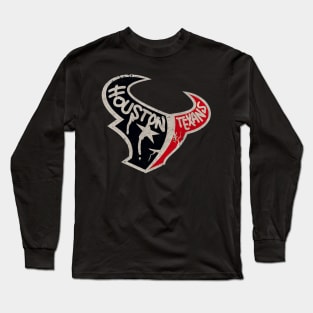 Houston Texans Vintage Style - Abeno Comics #6 Long Sleeve T-Shirt